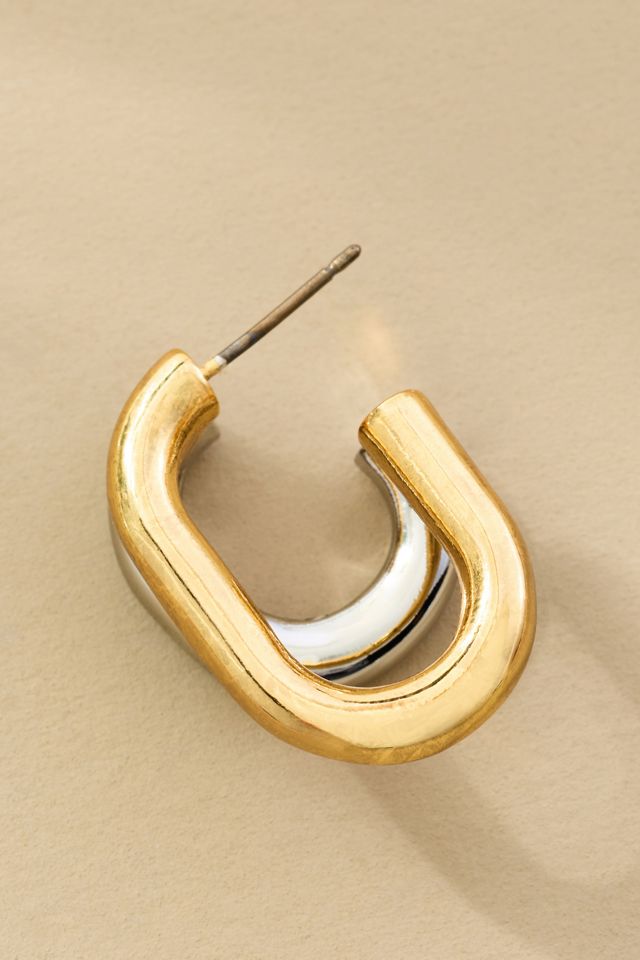 Stacked Double-Hoop Earrings #1
