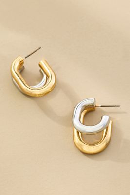 Stacked Double-Hoop Earrings