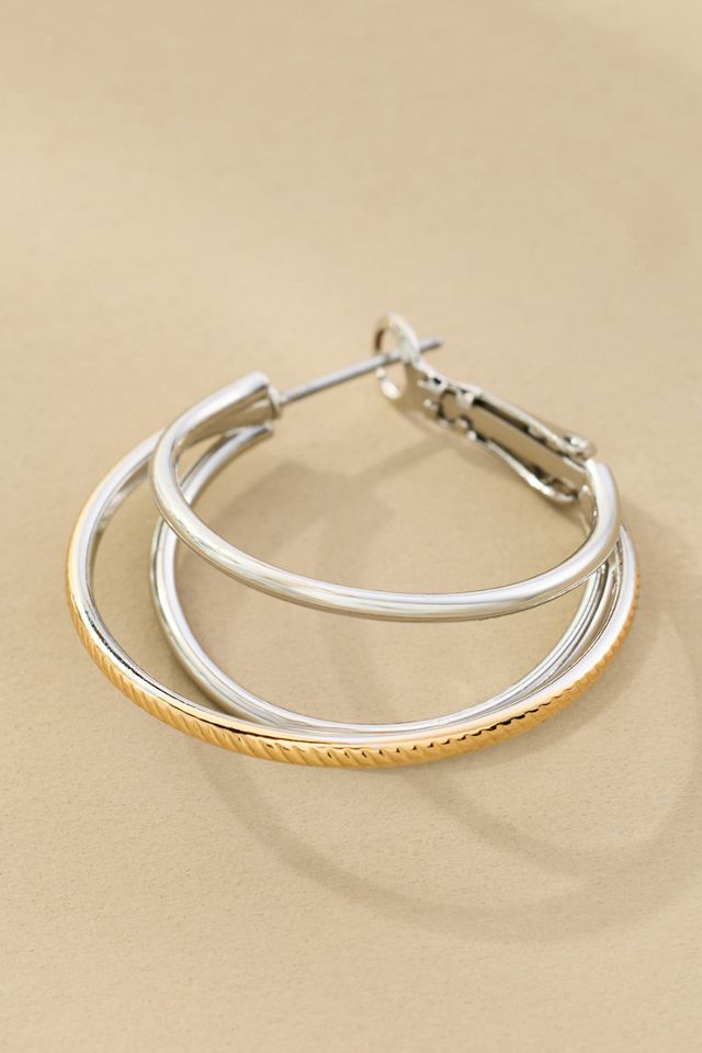 Triple-Layer Hoop Earrings #1