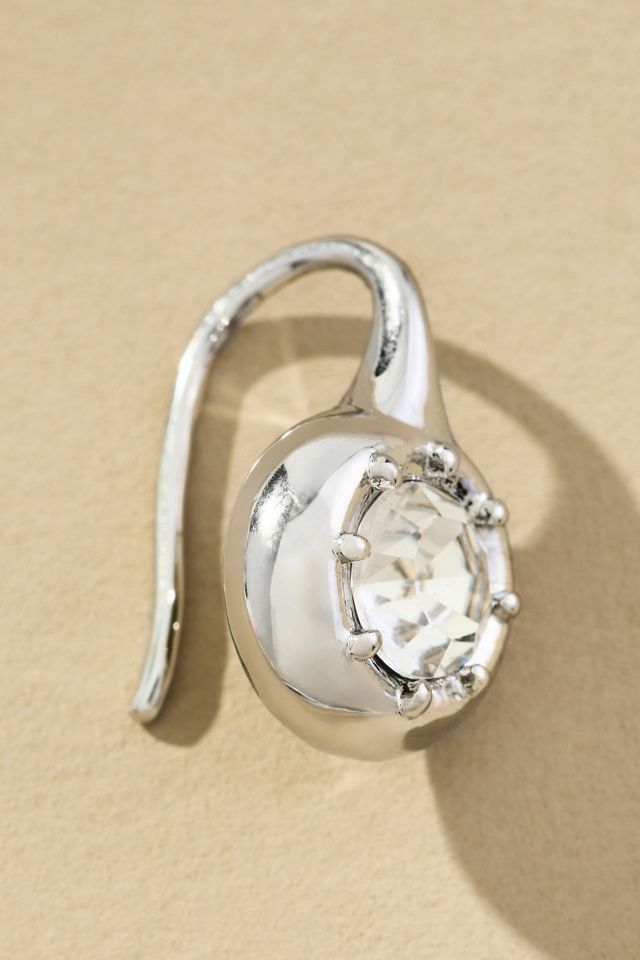 Crystal Fishhook Earrings #1
