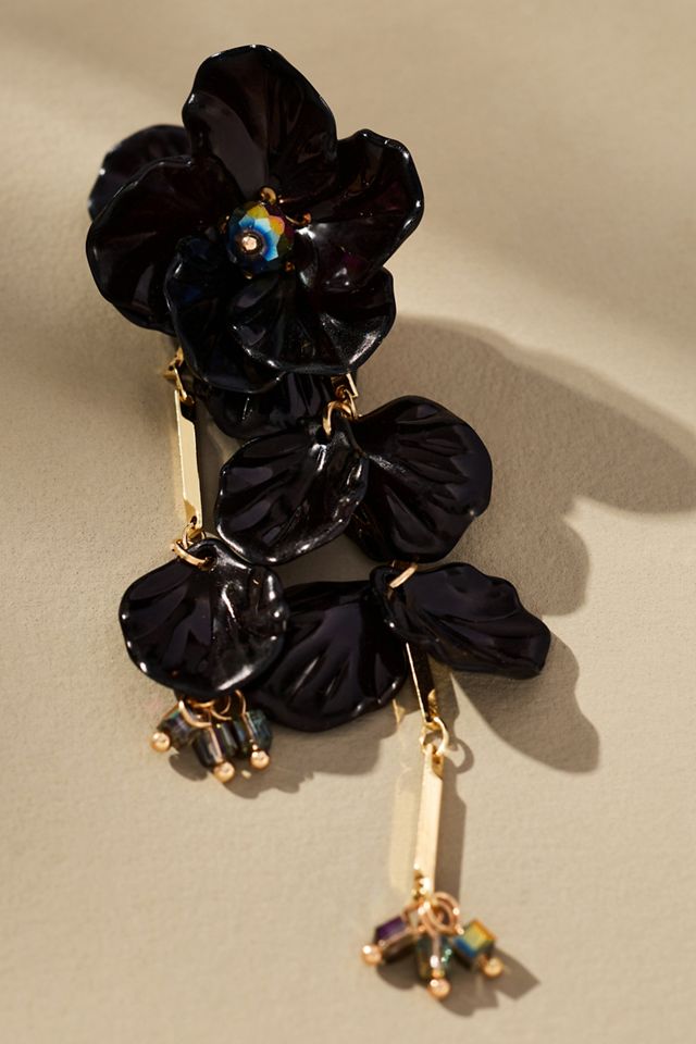 Floral Drop Earrings #2