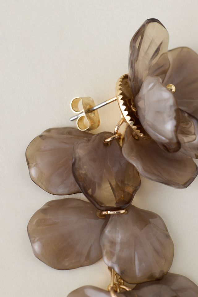 Floral Drop Earrings #1