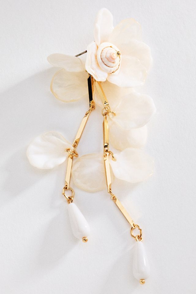 Floral Drop Earrings #1