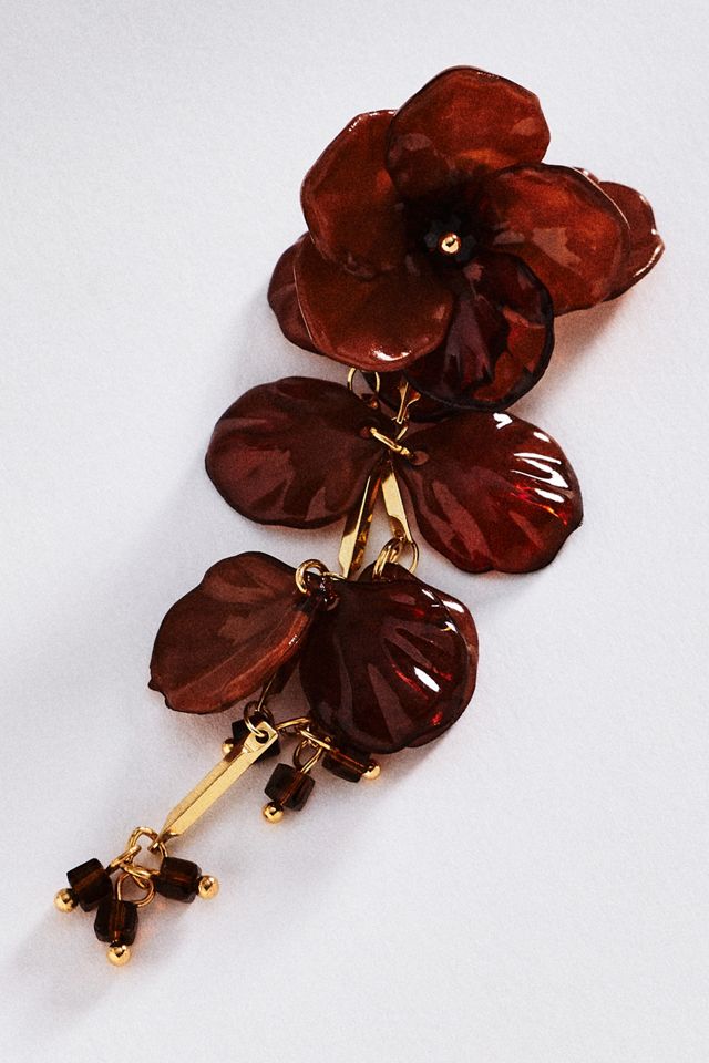 Floral Drop Earrings #1