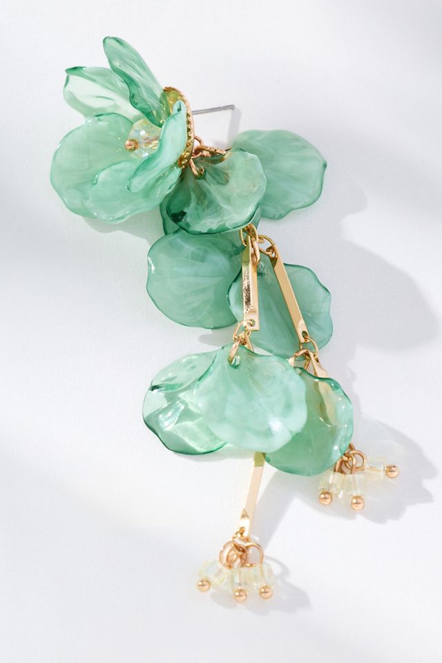 Floral Drop Earrings #1