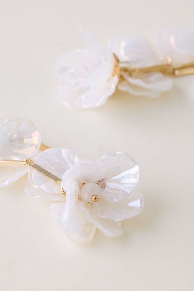 Floral Drop Earrings #1