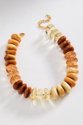 By Anthropologie Bowie Necklace, Large Beads