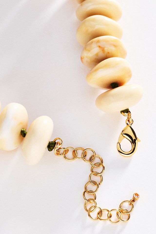 By Anthropologie Bowie Necklace, Large Beads #3