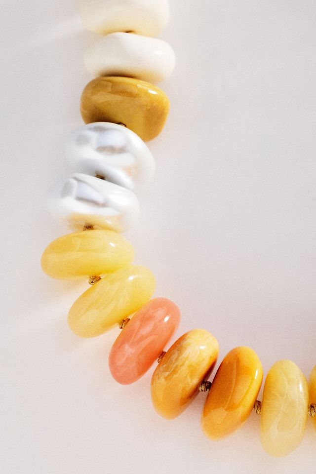 By Anthropologie Bowie Necklace, Large Beads #2