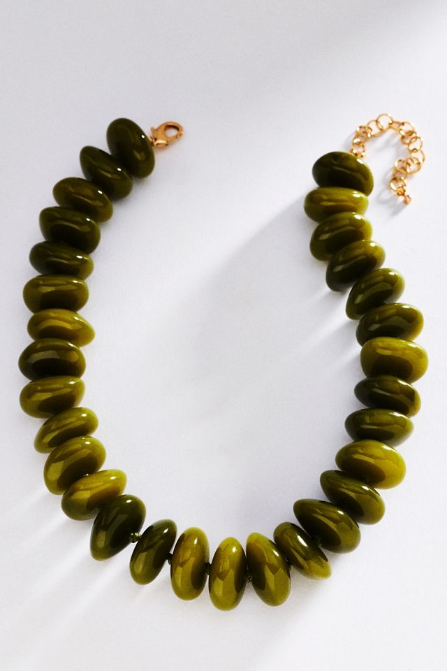By Anthropologie Bowie Necklace, Large Beads #2