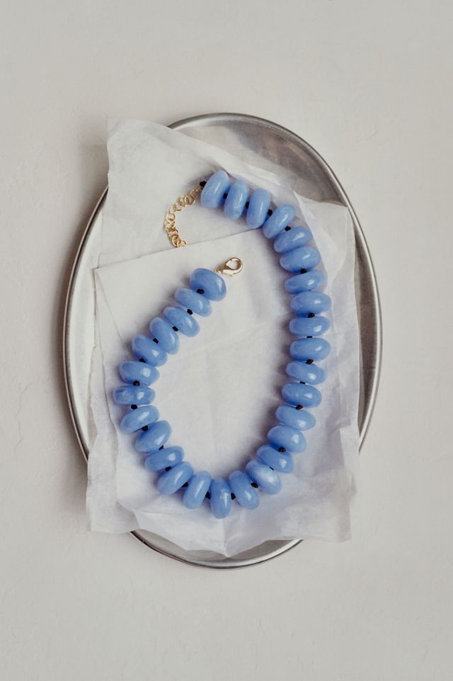 By Anthropologie Bowie Necklace, Large Beads #4