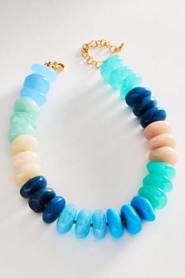 By Anthropologie Bowie Necklace, Large Beads