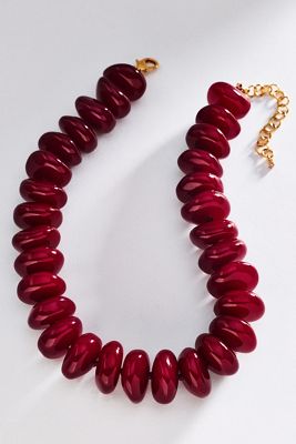 By Anthropologie Bowie Necklace, Large Beads
