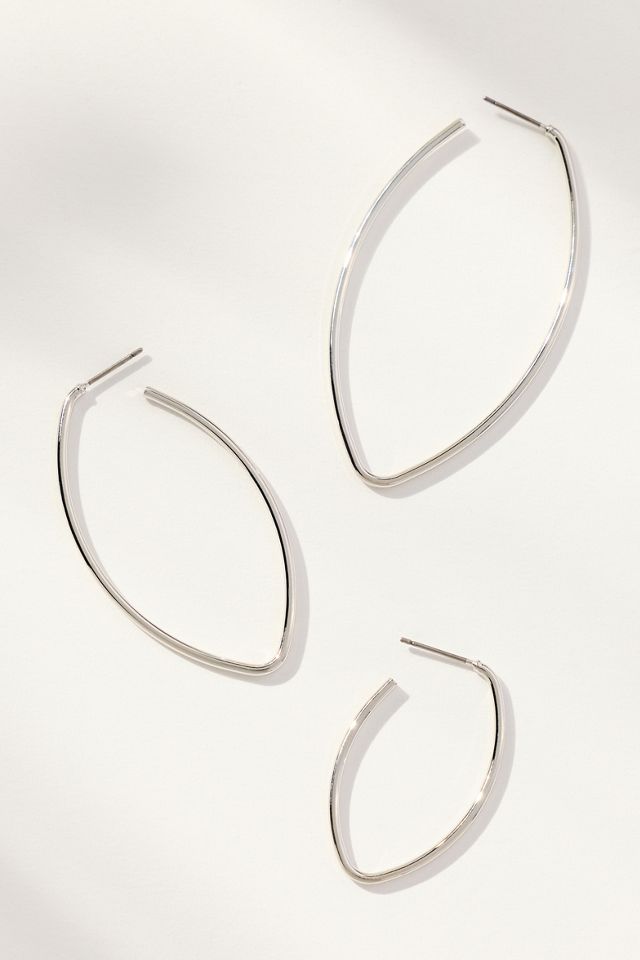 Graduated Hoop Earrings, Set of 3 #1