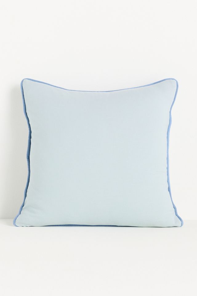 Rosalie Cotton Embroidered Floral Cushion #2