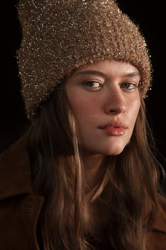 Metallic Tinsel Beanie #1