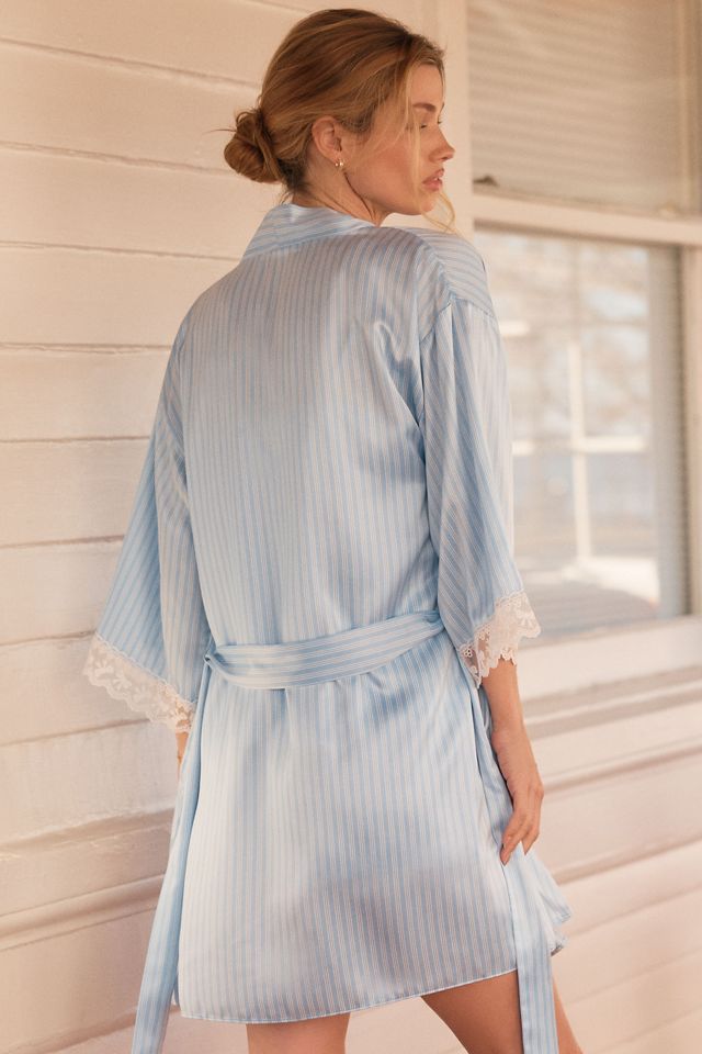 Flora Nikrooz Sabrina Striped 3-Piece Pajama Set | Anthropologie
