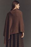 By Anthropologie Lightweight Shimmer Knit Poncho