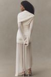 Deme by Gabriella Isla Long-Sleeve Draped Maxi Dress | Anthropologie