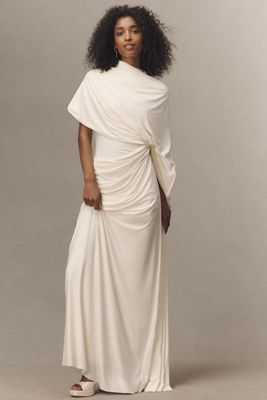 Deme by Gabriella Luciana Caped Maxi Dress