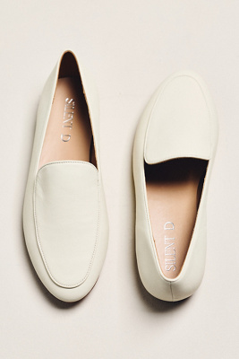 Silent D Boy Loafers In White