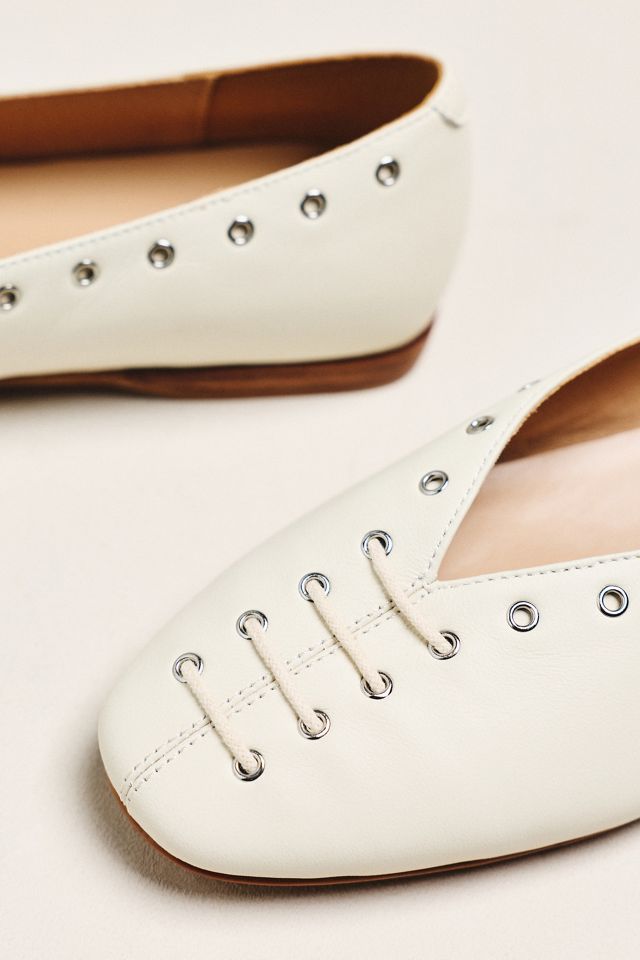 Silent D Lonny Grommet Lace-Up Flats | Anthropologie
