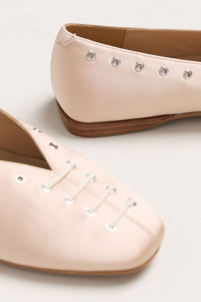 Silent D Lonny Grommet Lace-Up Flats #4