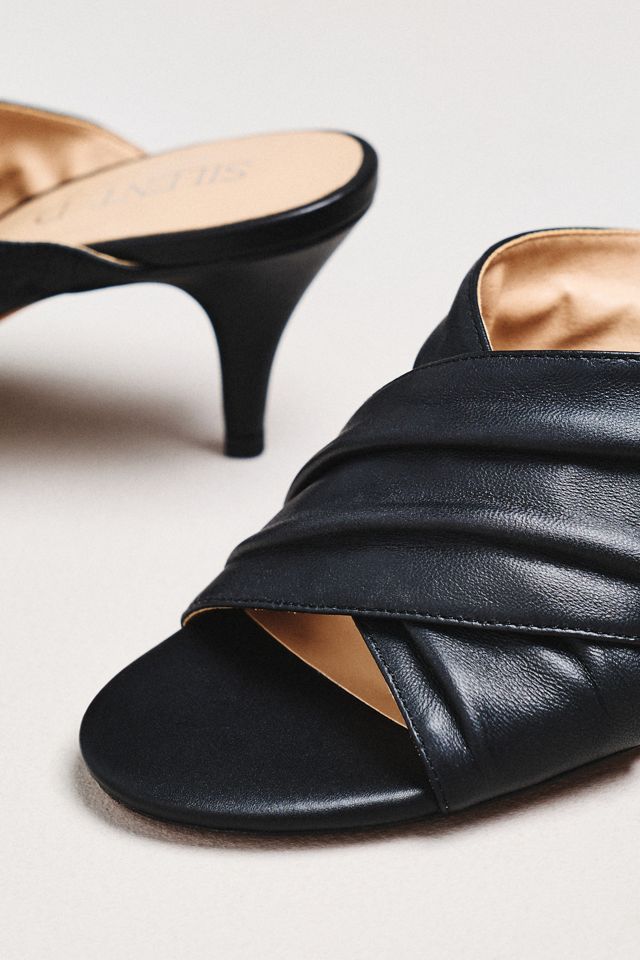 Silent D Kemmy X-Strap Mule Heels #2