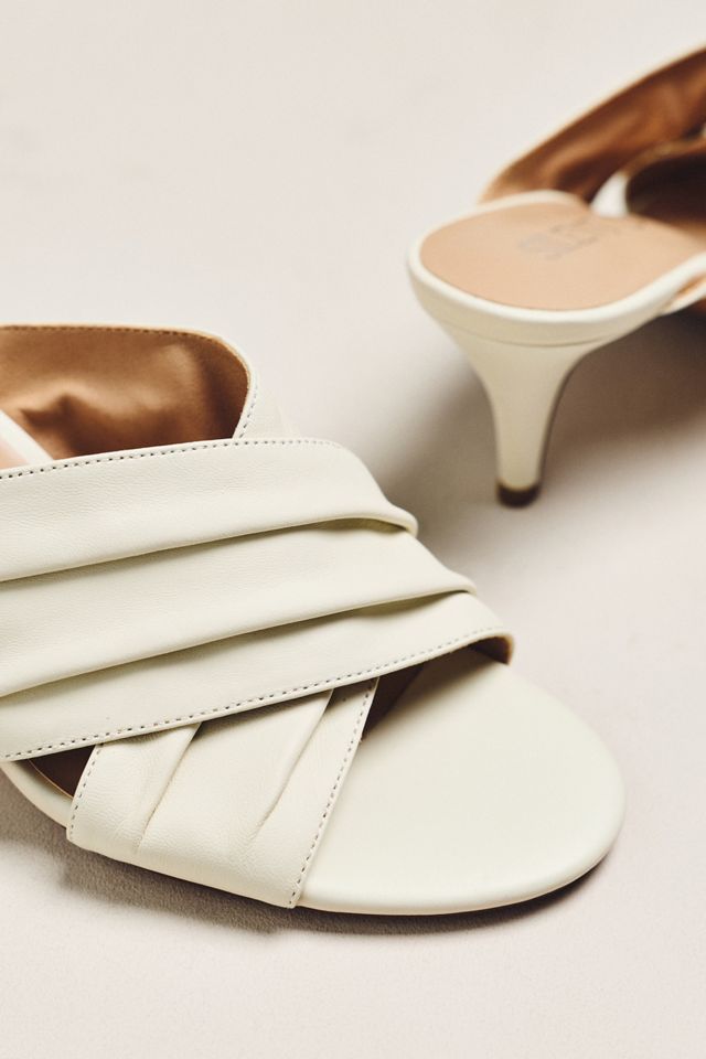 Silent D Kemmy X-Strap Mule Heels | Anthropologie