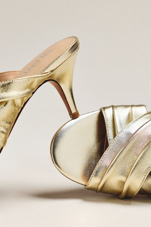 Silent D Kemmy X-Strap Mule Heels #2