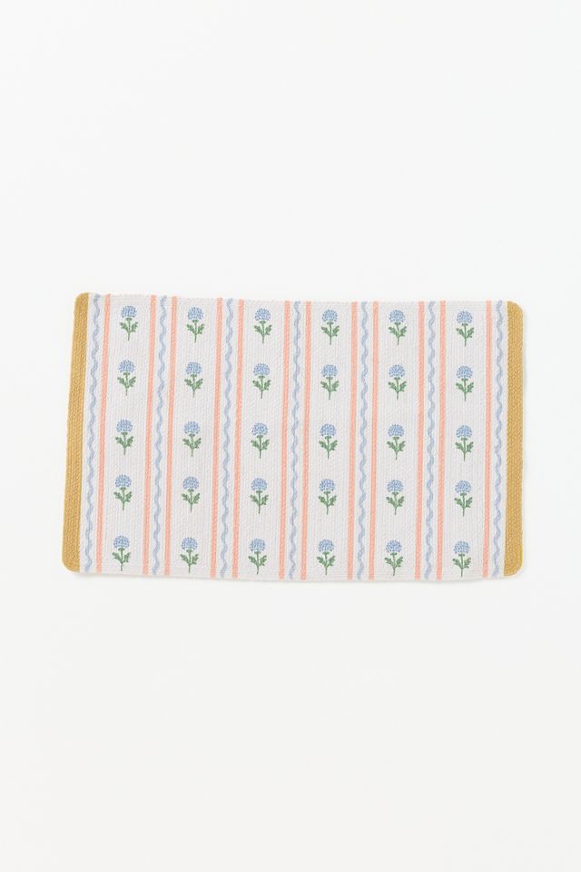 Tess Cotton Printed Bathmat #1
