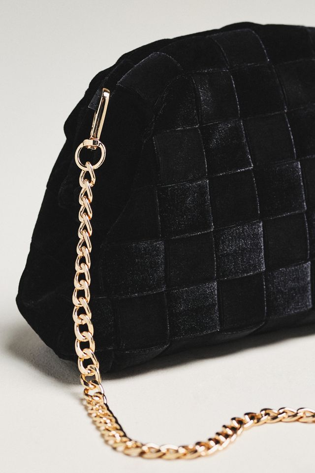 Thick Velvet Woven Clutch #2
