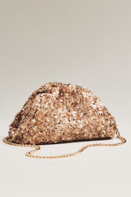 Maeve Sequin Slouchy Clutch