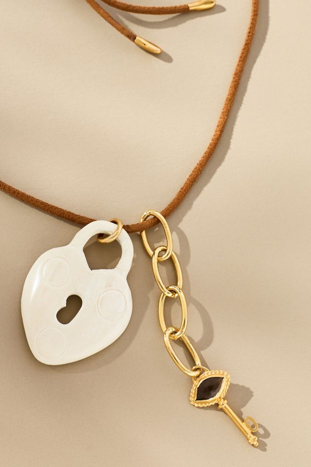 Chan Luu Padlock Charm Necklace #1