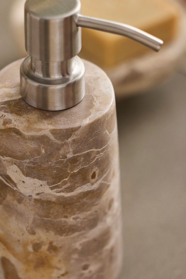 Beige Marble Lotion Dispenser #1