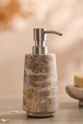 Beige Marble Lotion Dispenser