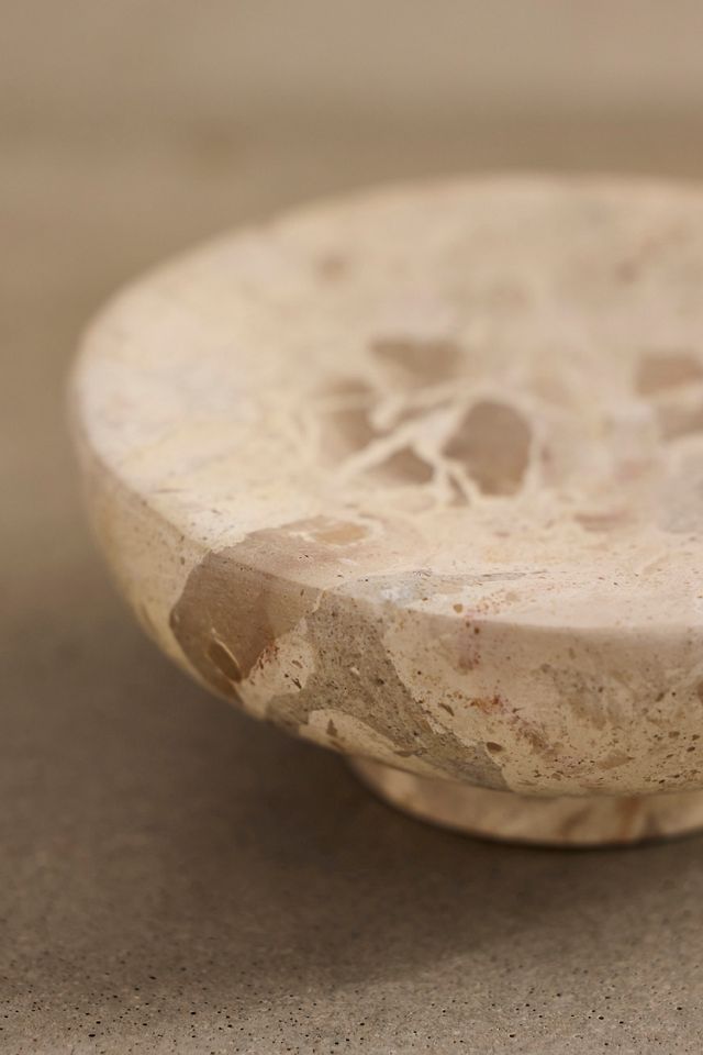 Beige Marble Soap Dish #1