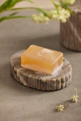 Scalloped Marble Soap Dish