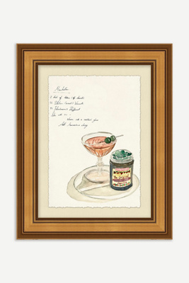 Anthropologie Sip Happens Wall Art