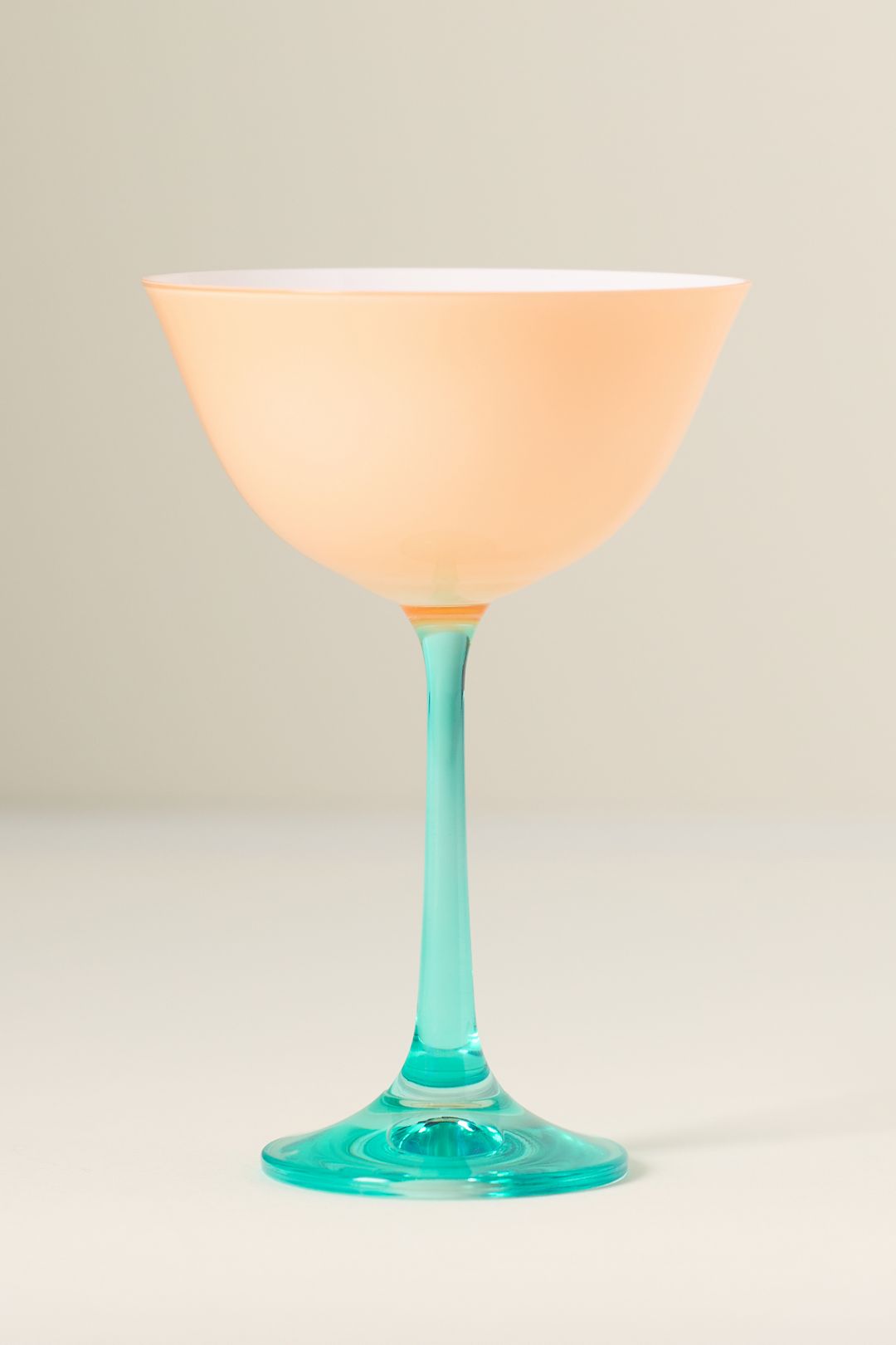 Pela Coupe Glasses, Set of 4 - Orange, Set Of 4