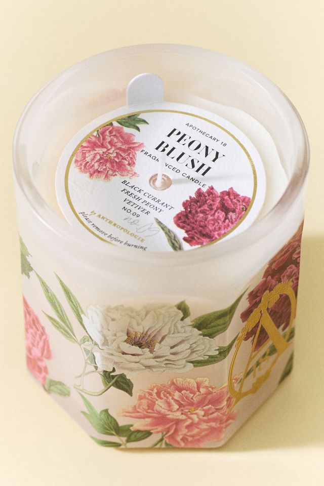 Apothecary 18 Floral Peony Blush Boxed Glass Candle #3