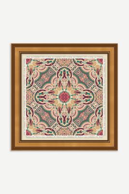 Patterned Scarf Pink Wall Art