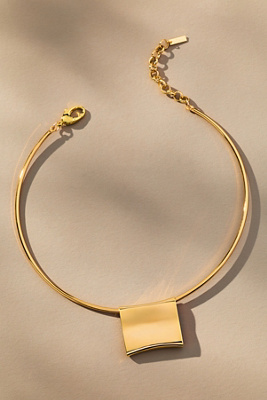 Eliou Éliou Carre Necklace In Gray