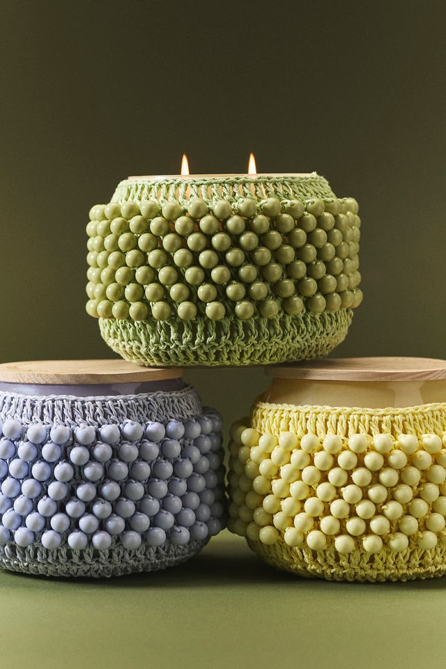 The Beaded Gather Candle by Anthropologie: Fruity Clementine