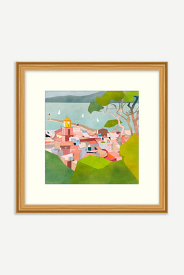 Anthropologie The Mountain Watching Wall Art In Multi