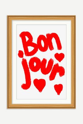 Bonjour Wall Art
