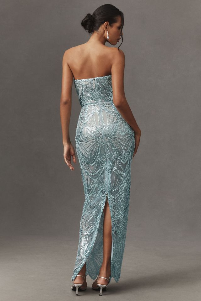 Bronx and Banco Giselle Strapless Maxi Dress #1