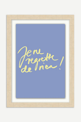 Anthropologie Je Ne Regrette De Rien! Wall Art In Multi