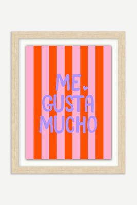 Me Gusta Mucho Wall Art