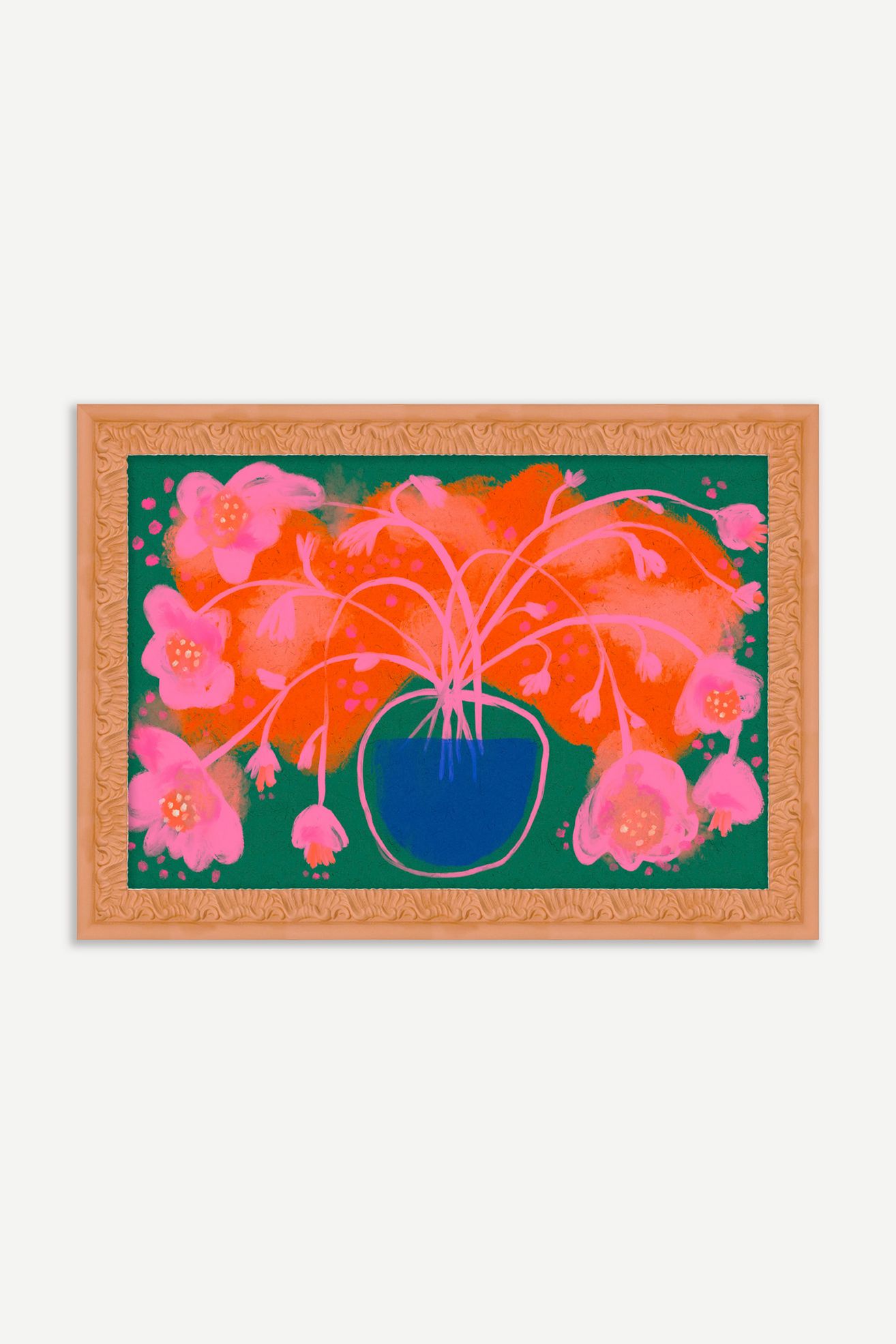 Neon Bloom Wall Art - Pink, Standard, One Size